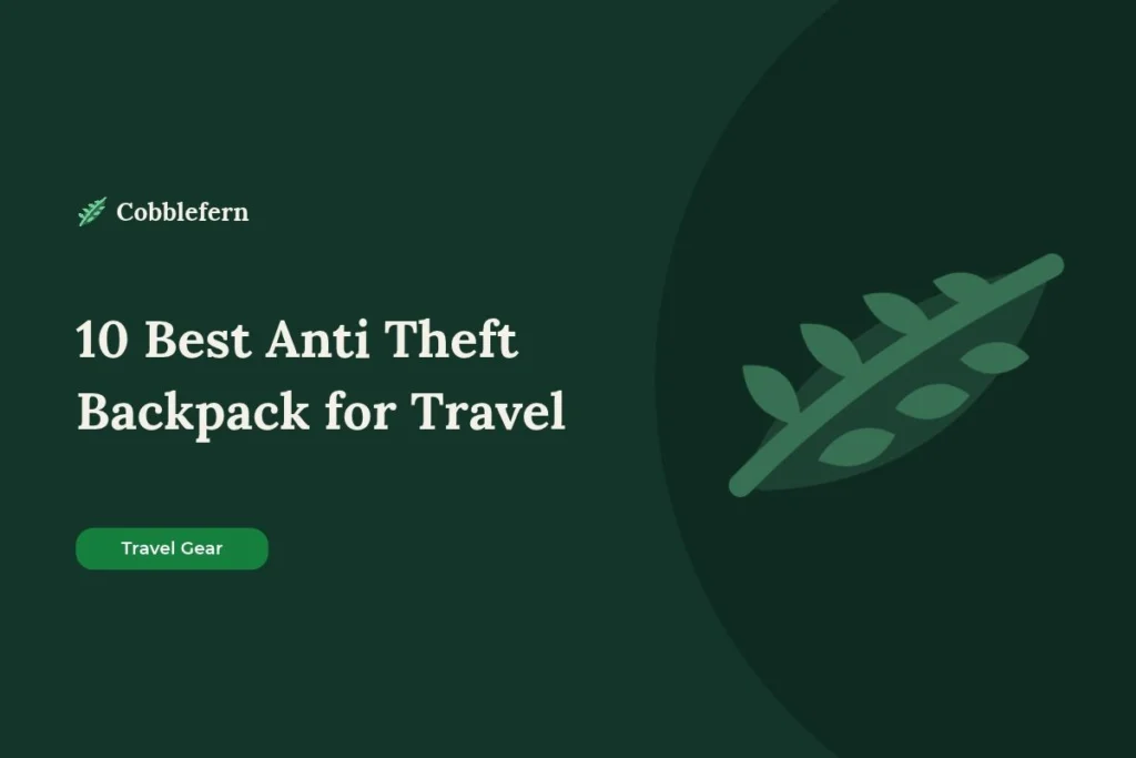 best anti theft backpack for travel