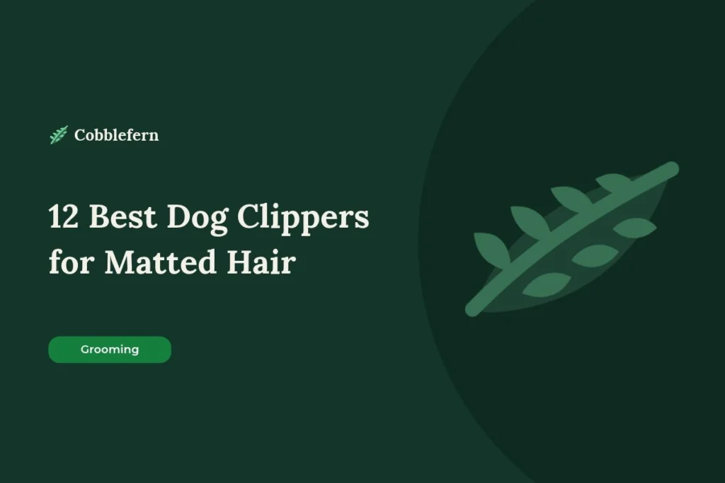 best dog clippers for matted hair
